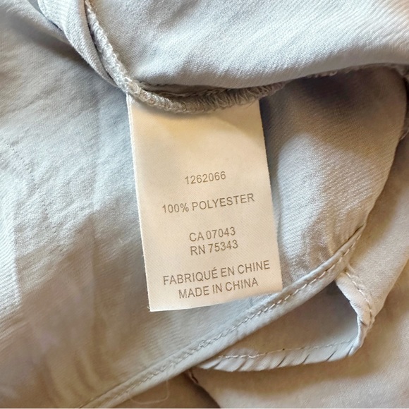 Rachel Roy Light Blue Flowy Peasant Blouse - Picture 5 of 6